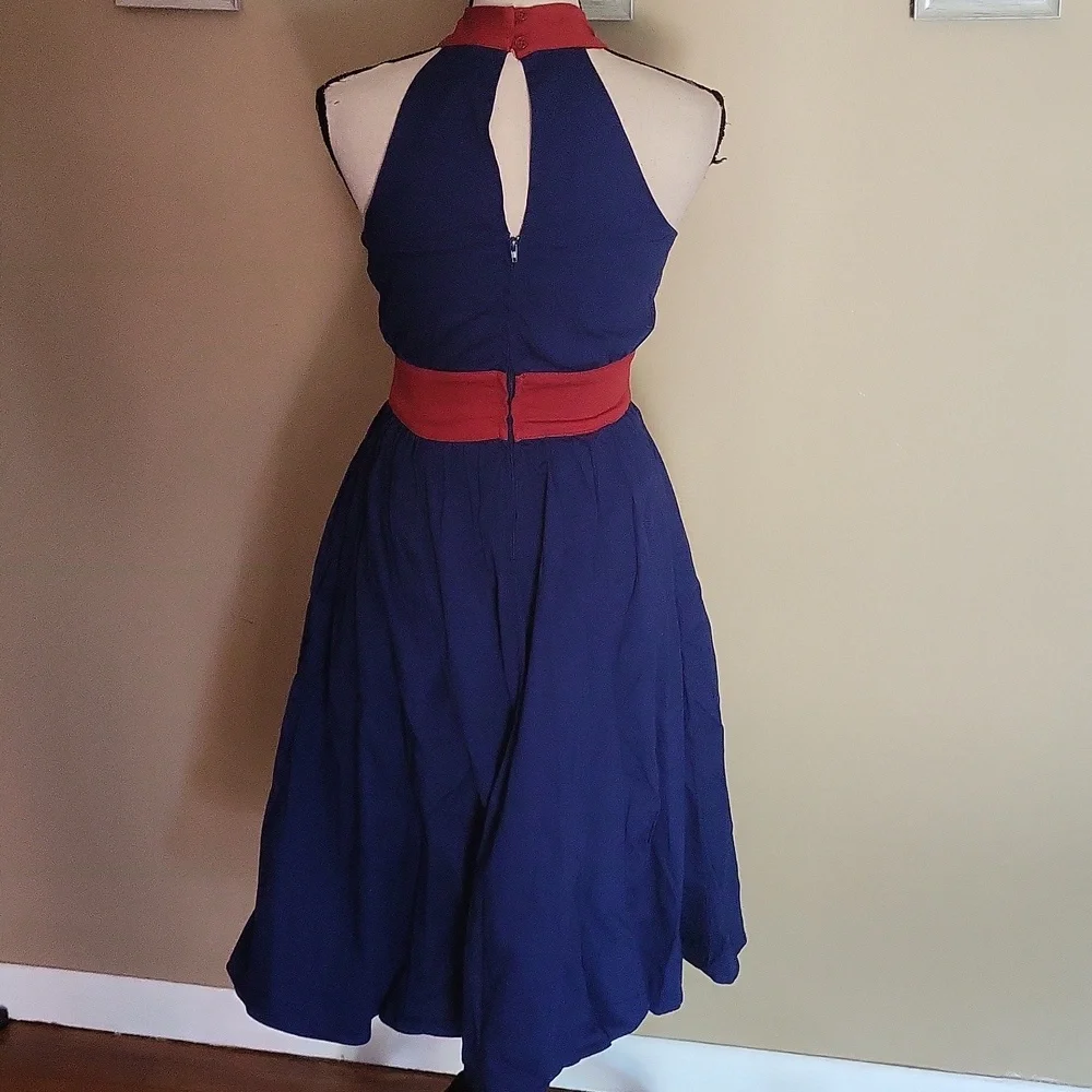 Her Universe Marvel Captain Carter Halter Dress - Picture 9 of 15